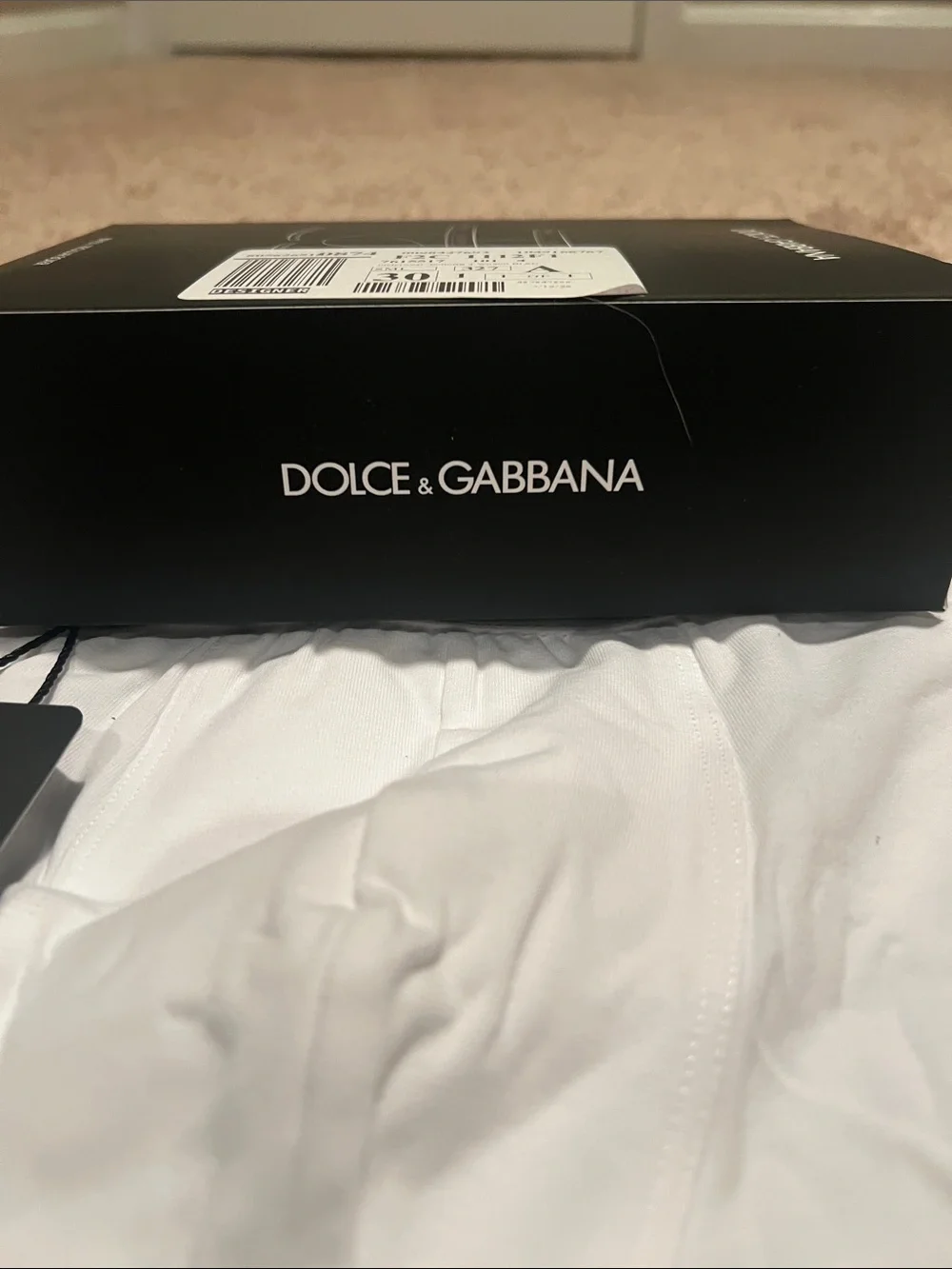 Dolce & Gabbana White Men's Boxer Briefs with Branded Waistband